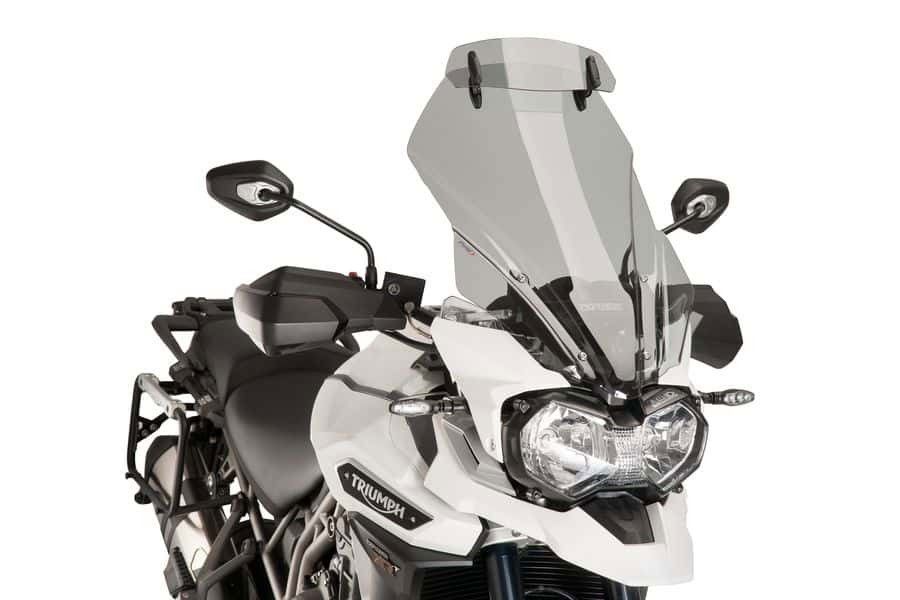 Puig Touring Windshield With Attached Window Triumph 1200 Tiger Explorer 2016-2017