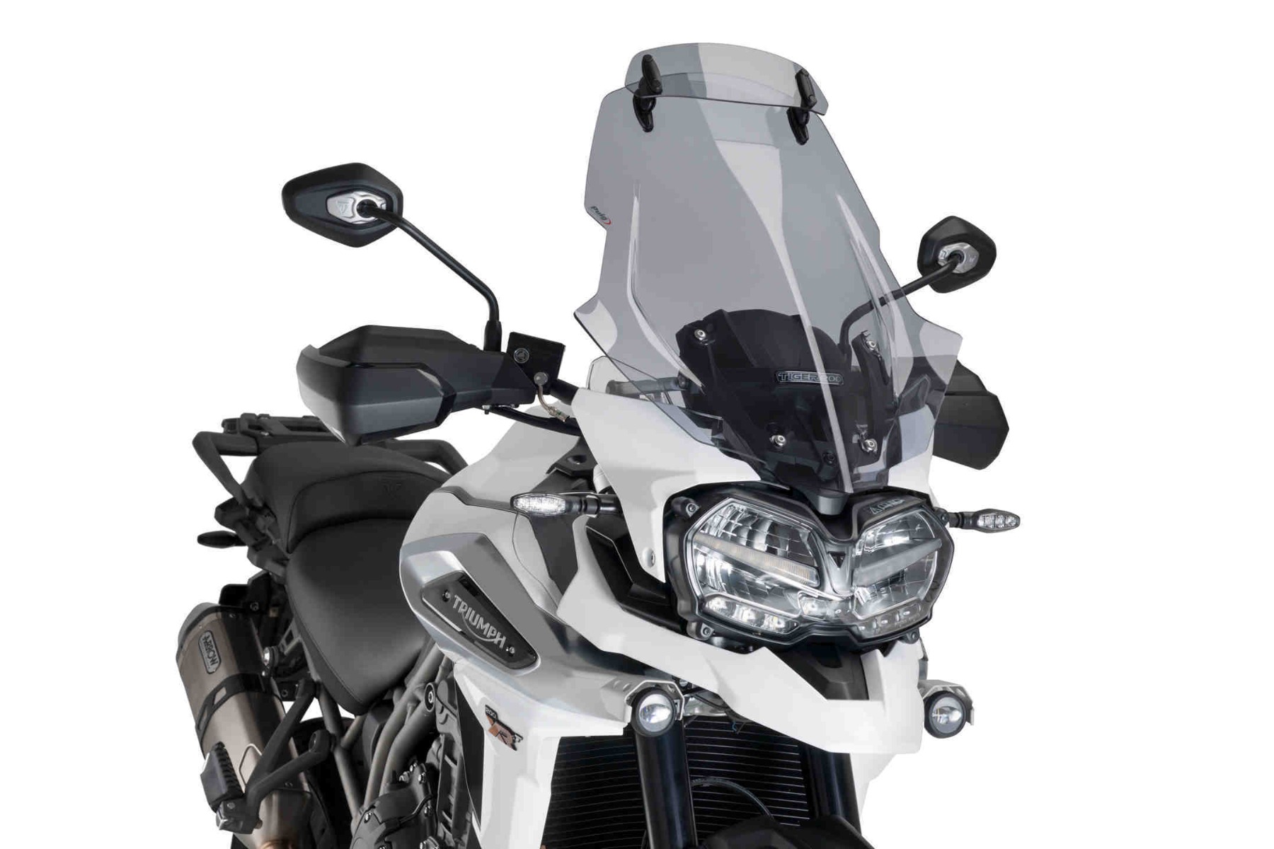 Puig Touring Windshield With Attached Window Triumph 1200 Tiger Explorer 2018-2021