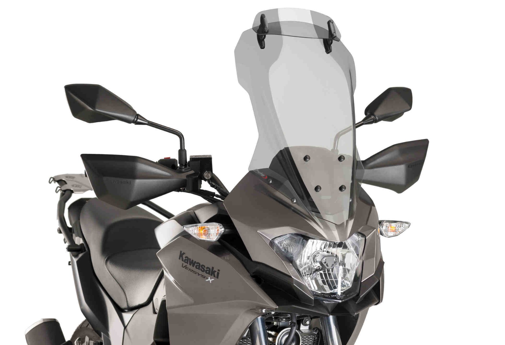 Puig Touring Windshield With Attached Window Kawasaki Verys-X 300 / Adventure From 2017