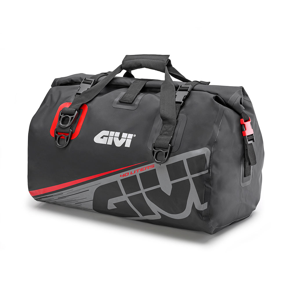 Givi EA115GR Luggage bag waterproof seat bag Gray / Red 40 liters