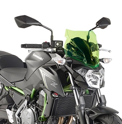 Givi A4117GR Windshield LIME Kawasaki Z 650 2017-2019