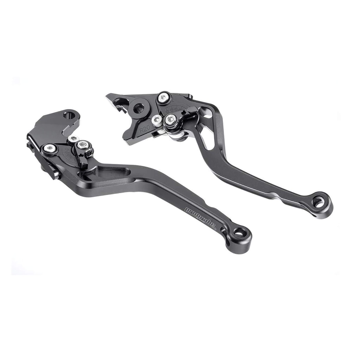 ProBrake Midi Clutch Lever and Brake Lever Set for Honda Various Models Matte Black