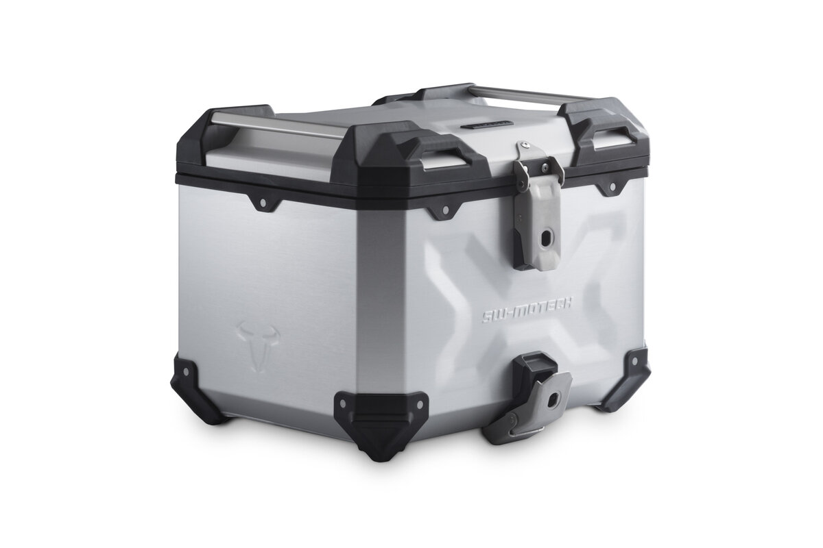 SW-Motech Trax Adventure Aluminum Top Case 38 Liter Silver