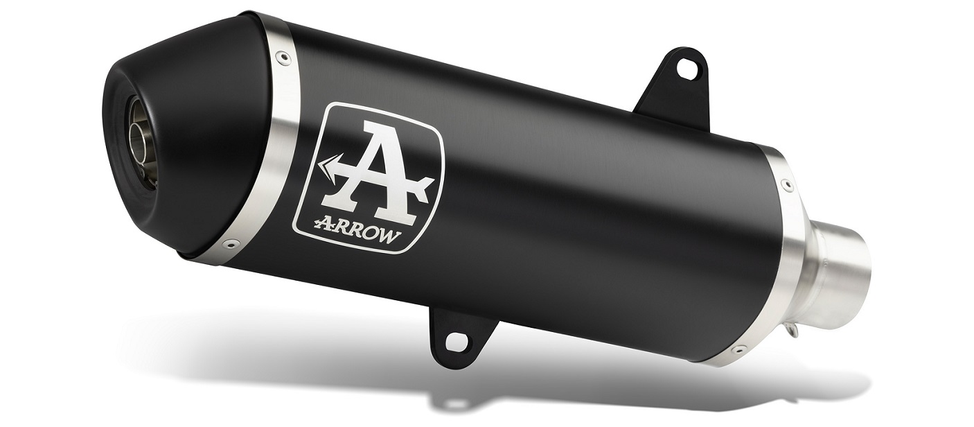 ARROW DARK Urban motorcycle exhaust for Piaggio Beverly 300 HPE from 2021