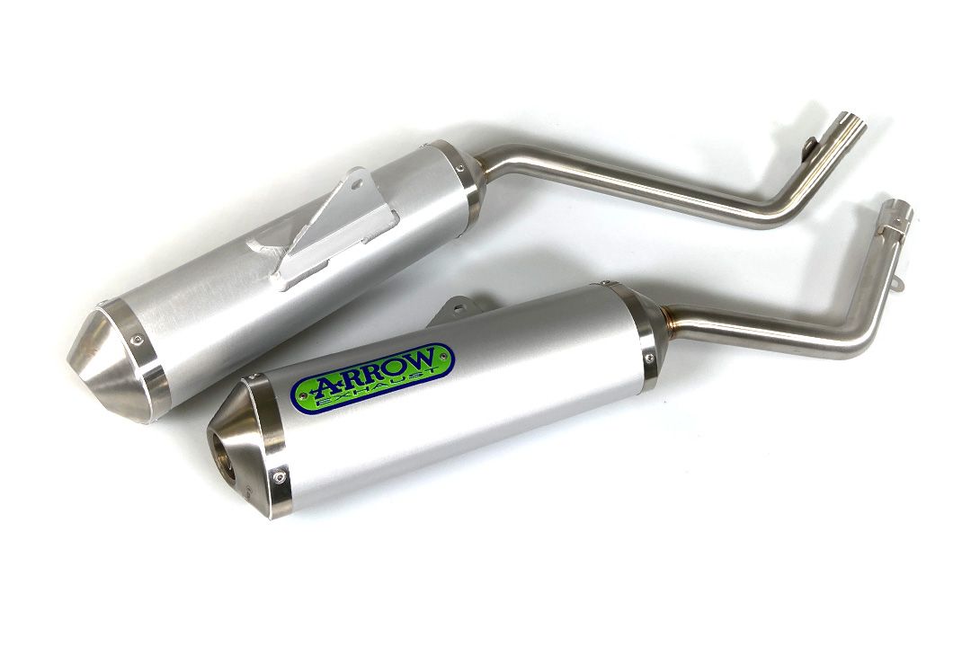 ARROW Thunder-Pair XT660R/X DM01 04- Titanium Motorcycle Exhaust