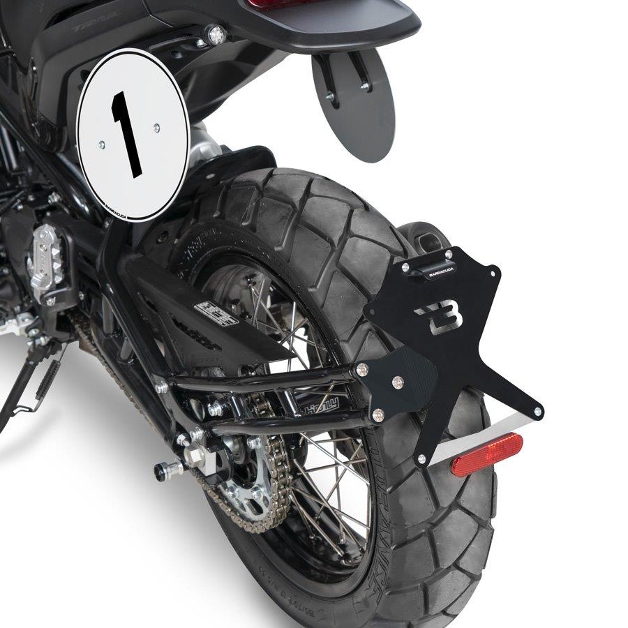 Barracuda License Plate Holder Side Naked Benelli Leoncino