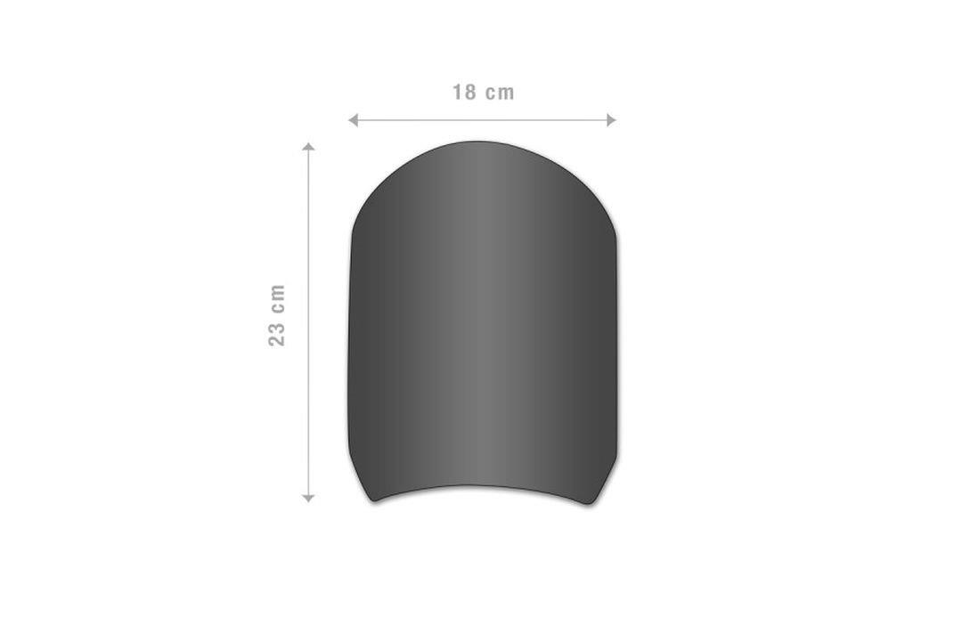 Barracuda Windshield Aluminum black Benelli Leoncino