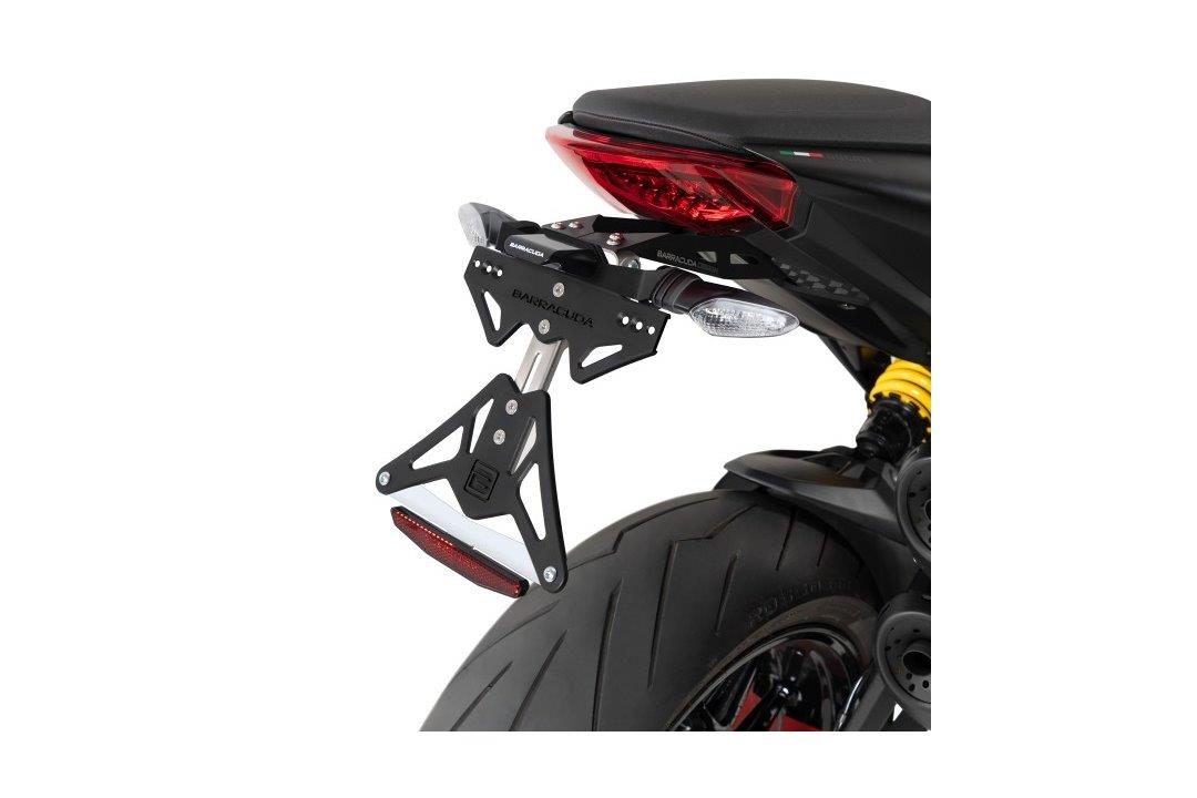 Barracuda license plate holder Ducati Monster 937 from 2021 for oem turn signals