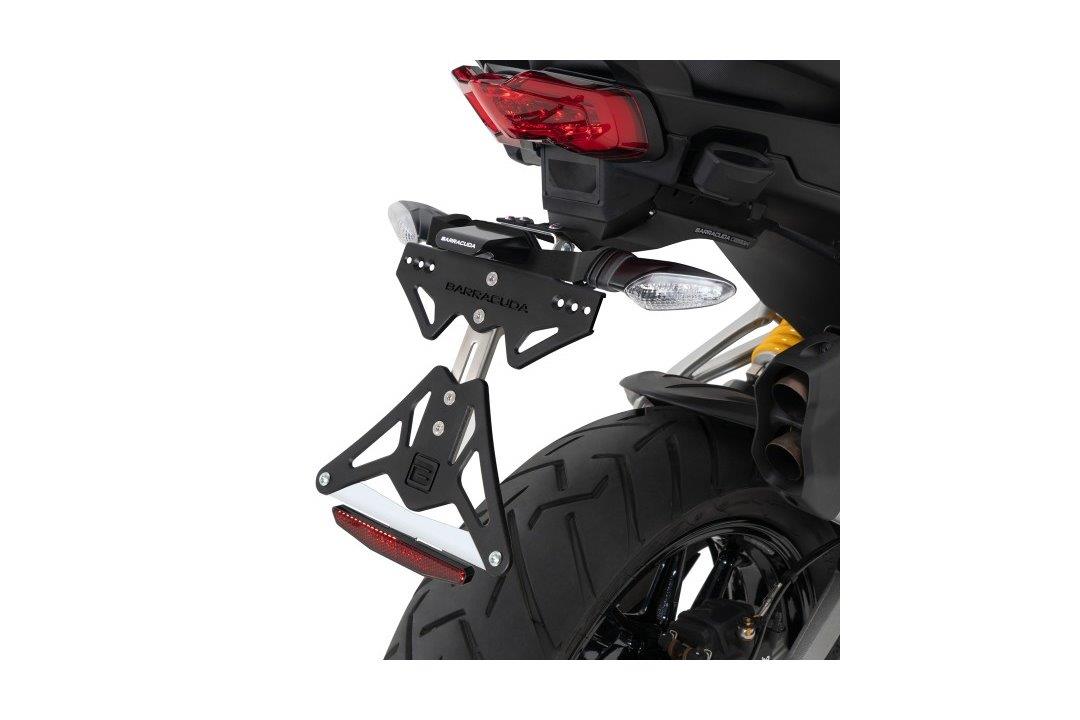 Barracuda license plate holder Ducati MultiStrada V4S from 2022 for oem turn signals