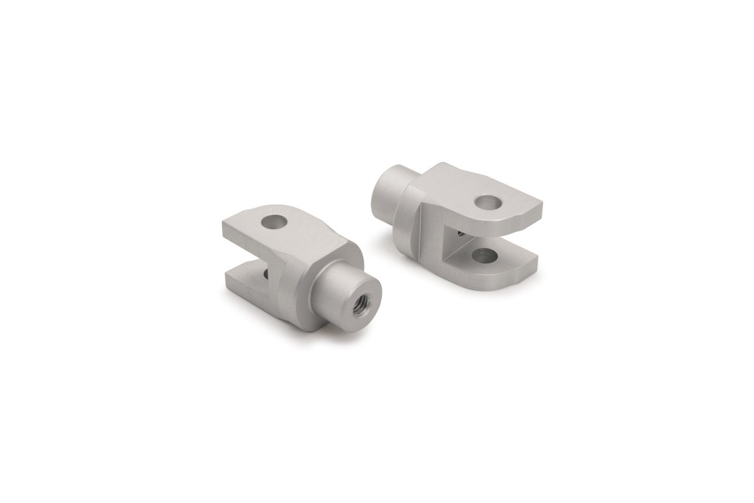 Barracuda footrest adapter set front Ducati