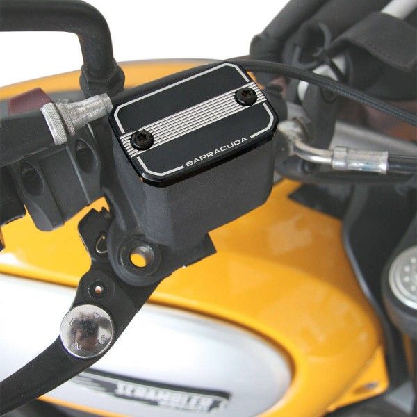 Barracuda Aluminum Brake Fluid Reservoir Cover Black