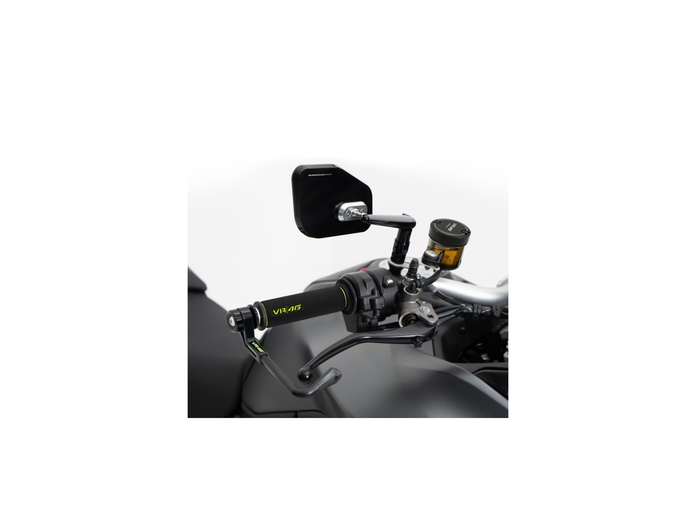 Barracuda brake fluid reservoir 50 mm black VR46