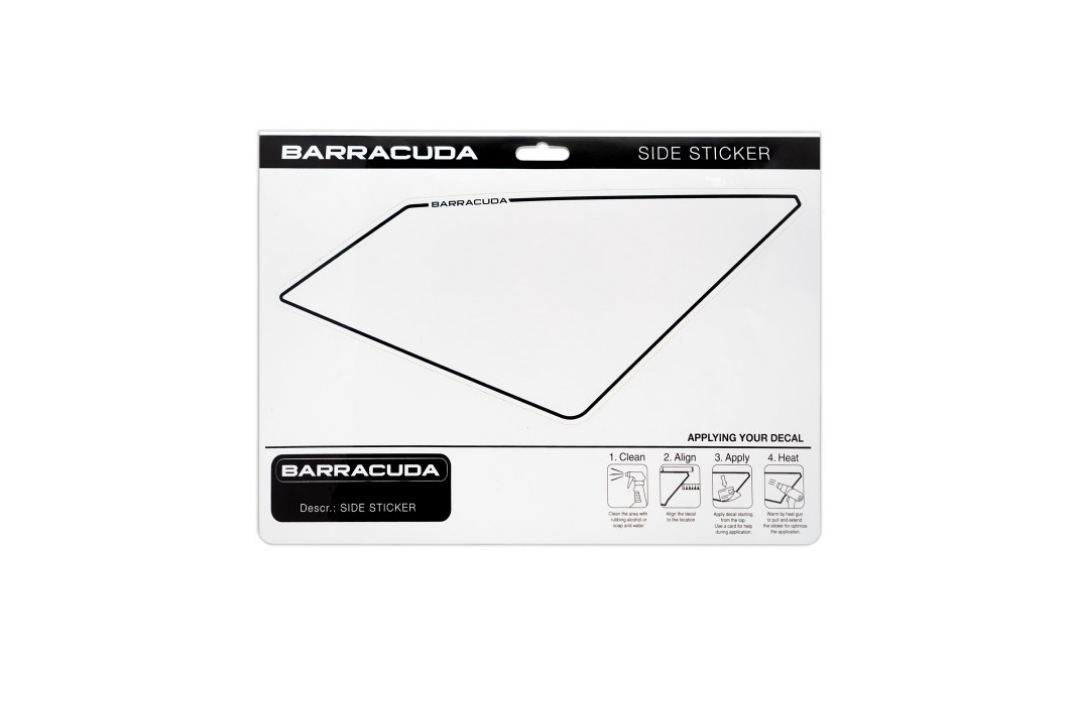 Barracuda license plate set side Honda CB1000R from 2021