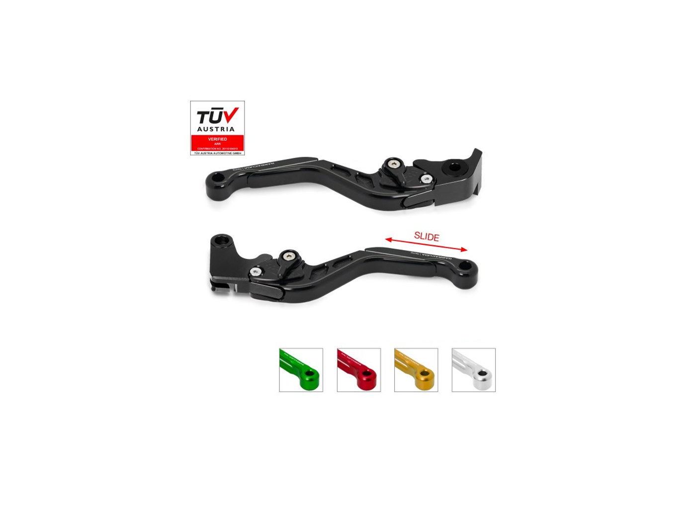 Barracuda brake and clutch lever set KTM 390 Duke from 2013-2021