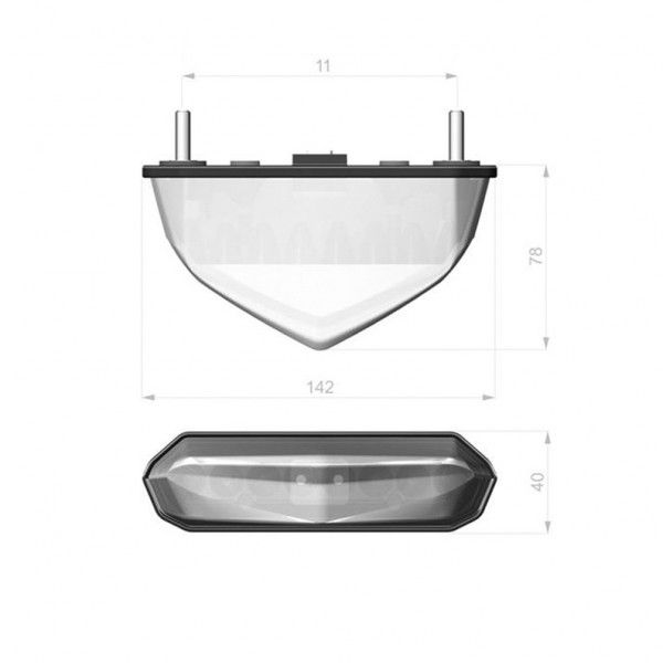 Barracuda Tigrer LED rear light universal