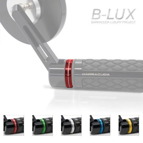 Barracuda filler ring for handlebar end mirror blue