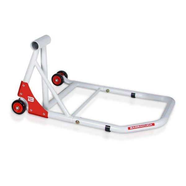 Barracuda paddock stand for single sided swingarm
