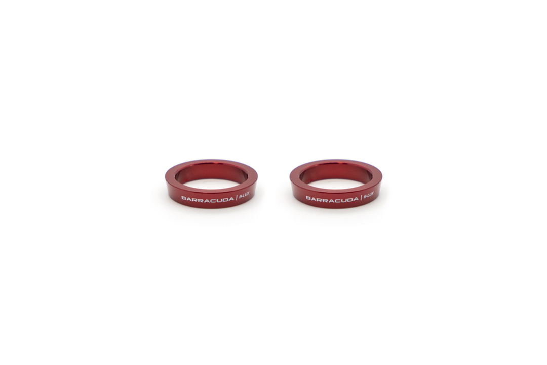 Barracuda footrest insert red