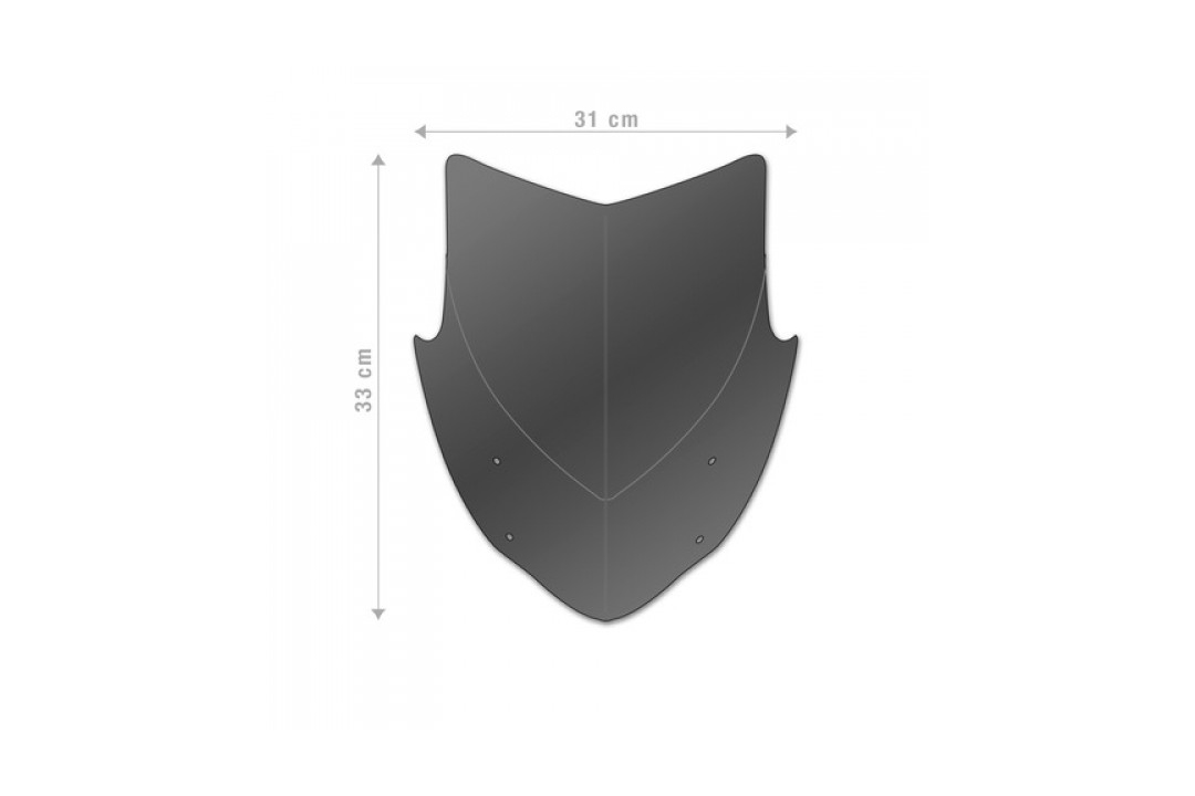 Barracuda Windshield Plexiglas Suzuki GSX-S1000 from 2022