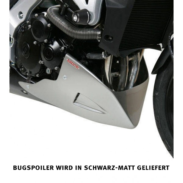 Barracuda engine spoiler Aerosport Suzuki GSR600 2006-2011 and GSR750 2011-2016 matt black