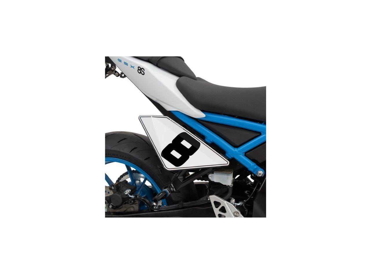Barracuda license plate set side Suzuki GSX-8S from 2023