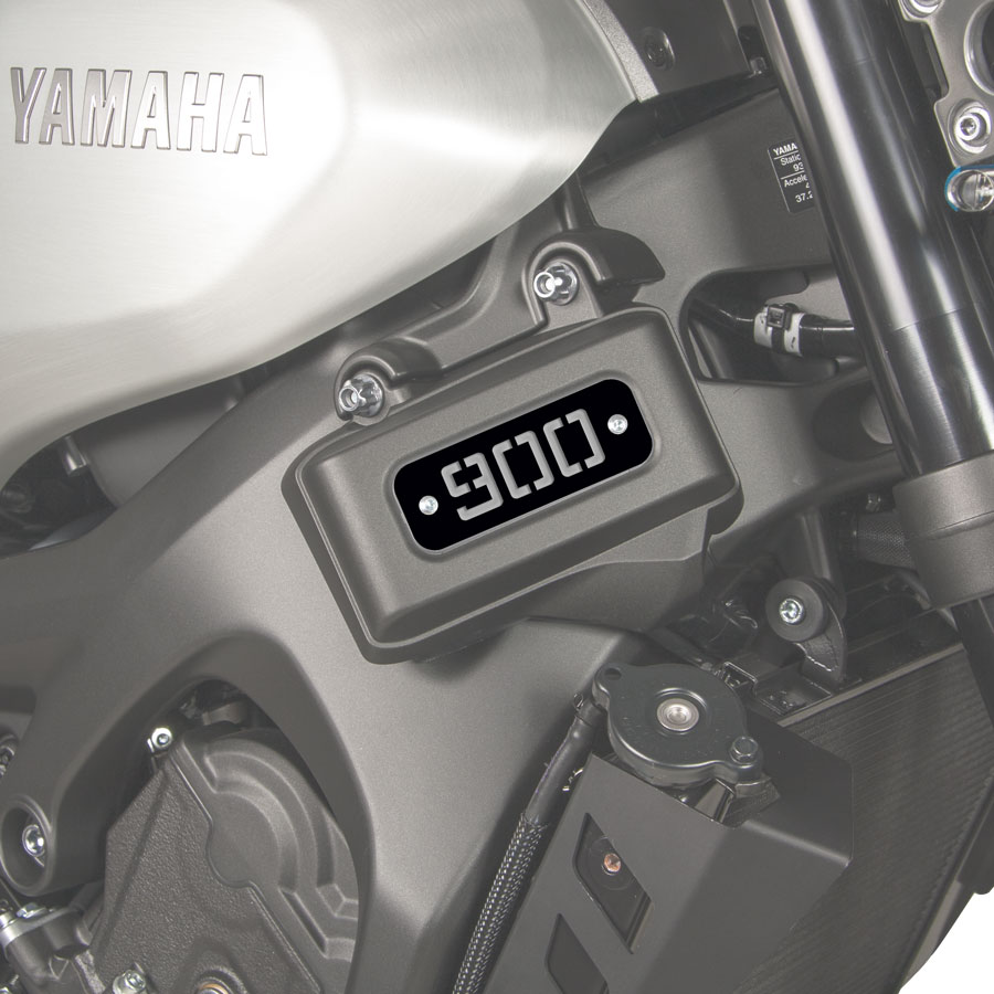 Barracuda side covers set black for Yamaha XSR900