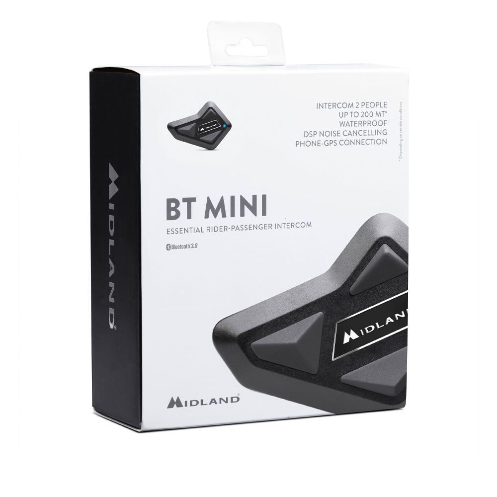 Midland BT Mini Singel motorcycle intercom system