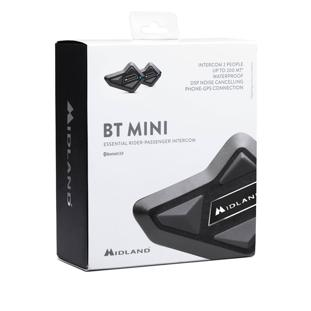 Midland BT Mini Twin motorcycle intercom system