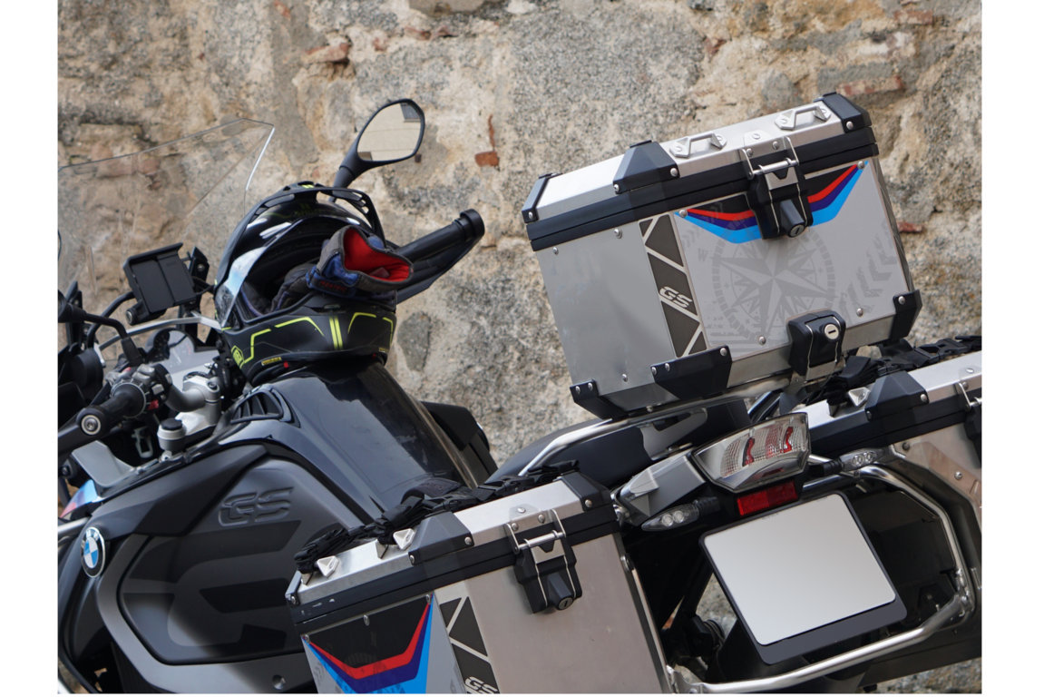 Puig Top Box Sticker Navigator BMW Adventure Top Box For BMW R 700 / 750 / 800 / 850 / 1200 / 1250 GS Models