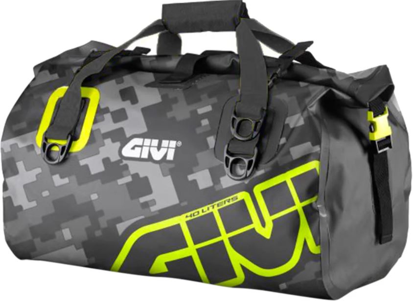 Givi EA115CM Luggage bag waterproof seat bag camouflage gray 40 liters