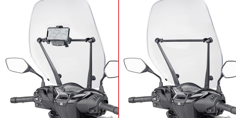 Givi FB1181 beugel voor monteren van GPS of smartphonehouder op HONDA SH125-150 2020 t/m 2025