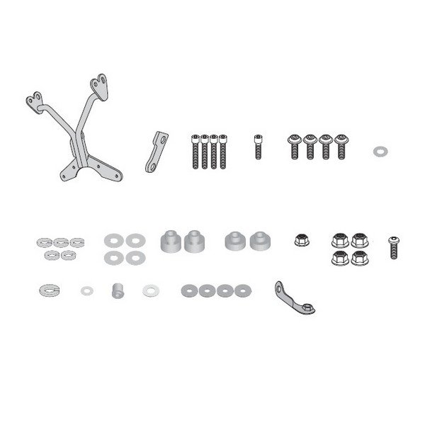 Givi AL5115A Mounting Kit Wind Deflector for 100AL / 100ALB BMW R NINE T
