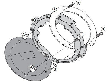Givi Flange Yamaha MT-09