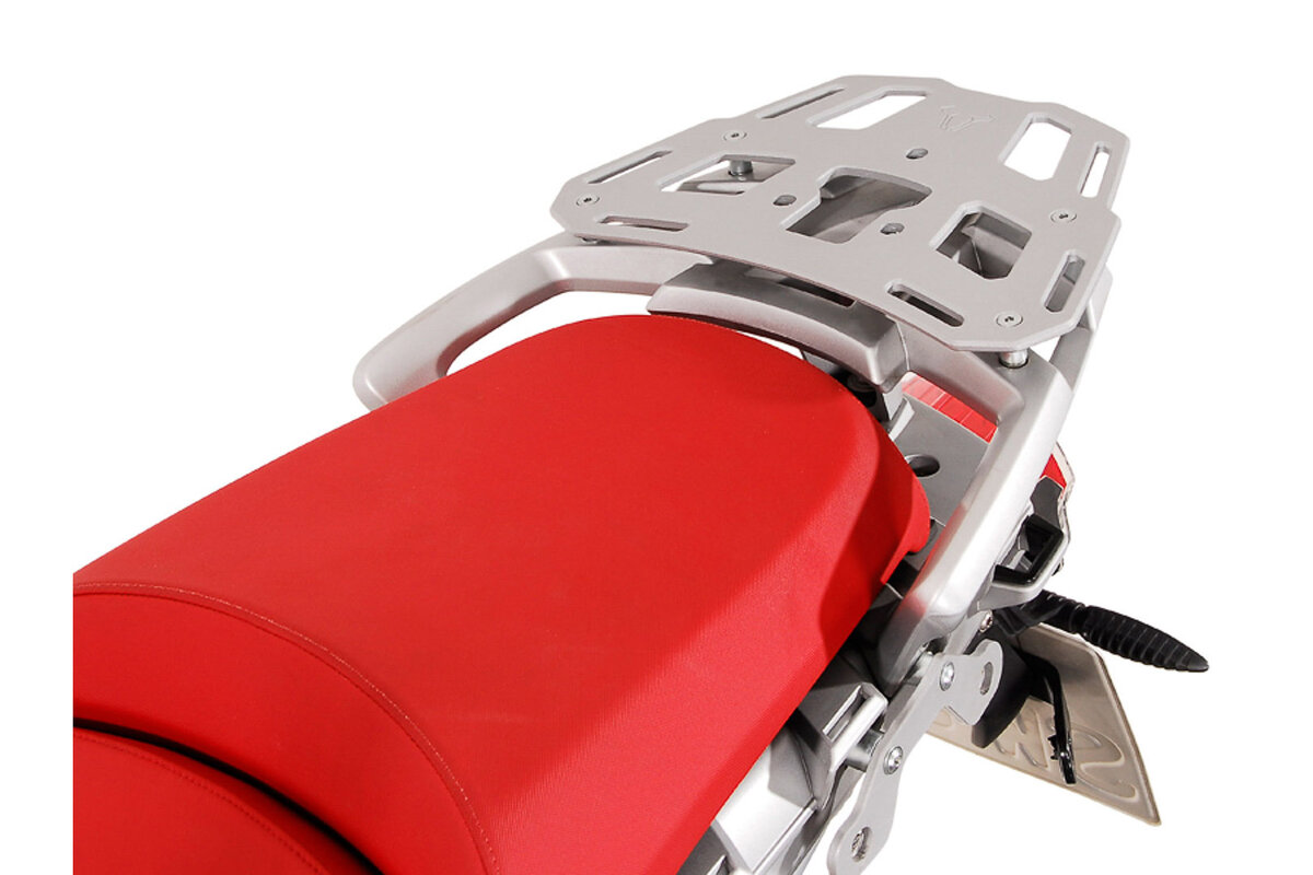 SW-Motech Aluminum Luggage Rack Silver - BMW R 1200 GS 2004-2012
