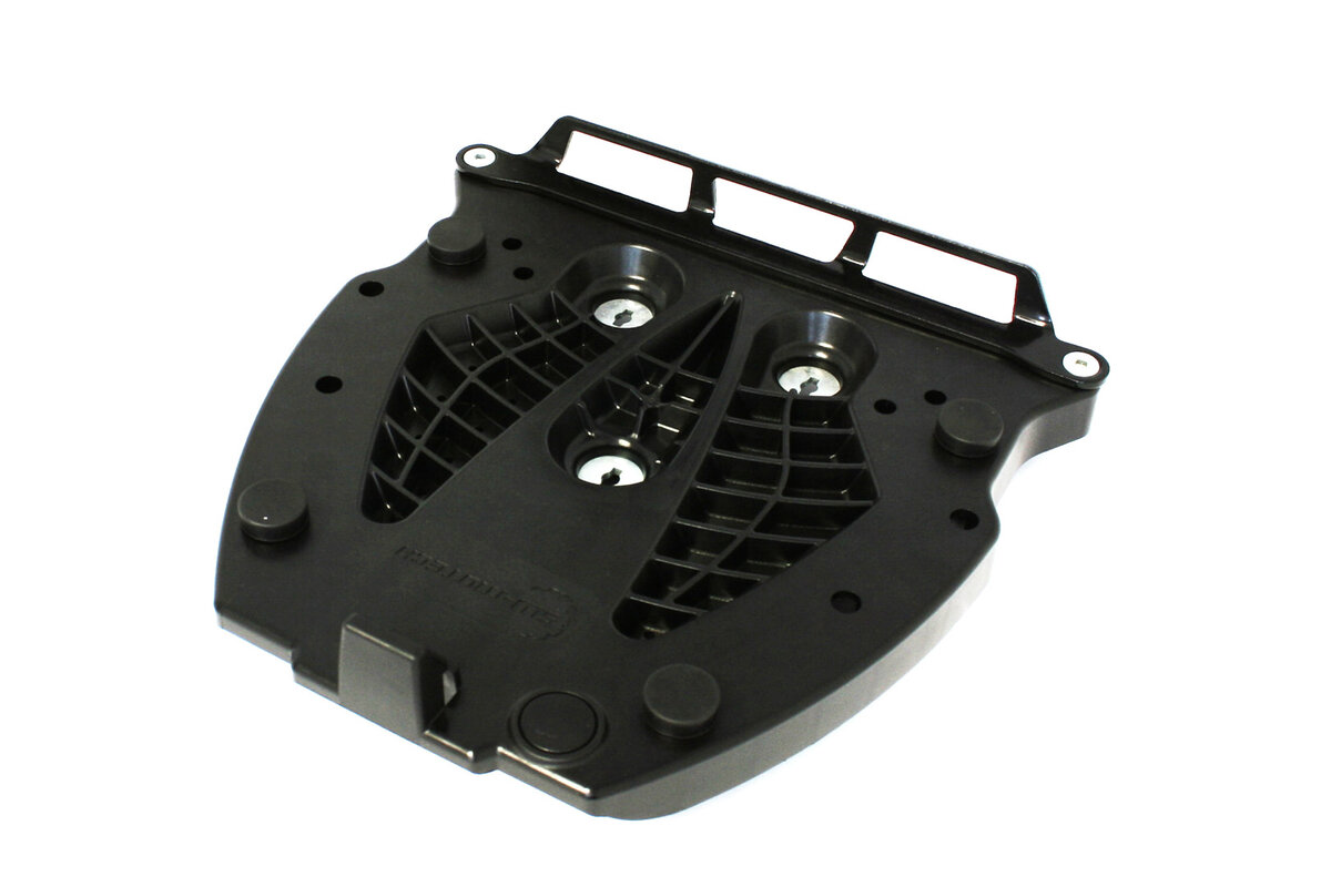 SW-Motech Quick-Lock Adapter Plate for Givi and Kappa Monolock Top Cases on SW-Motech ALU-Rack