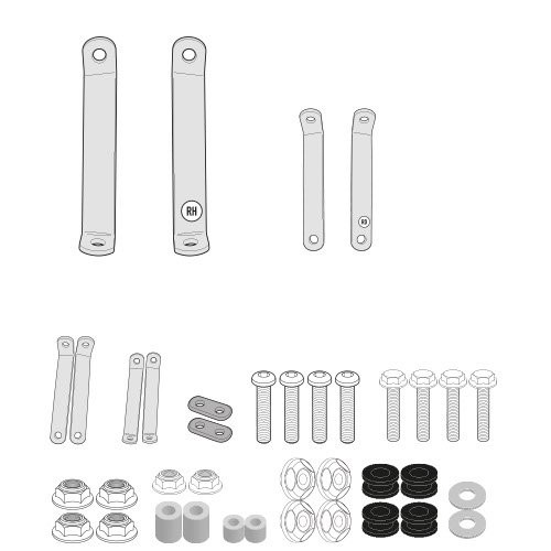 Givi Mounting kit A6119A for 440A, 441A windshields KYMCO AGILITY S 125 from 2022