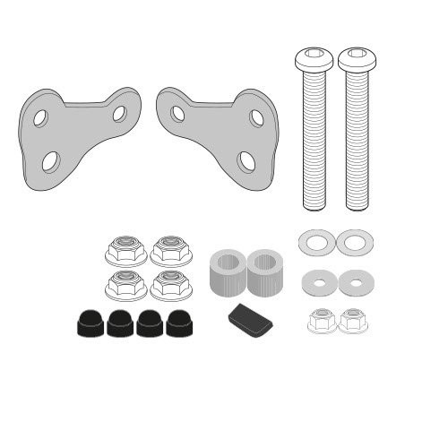 Givi Mounting Kit A9056A for A201, A210 Windshields ROYAL ENFIELD HUNTER 350 from 2022 to 2025