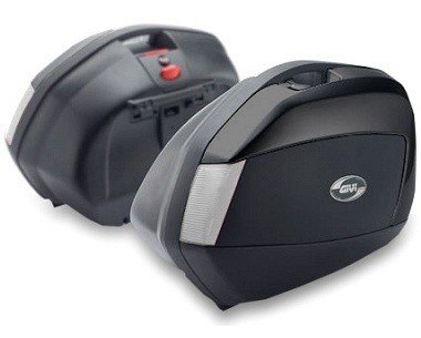 Givi V35NT Tech Suitcase set black plastic Smoked gray reflectors