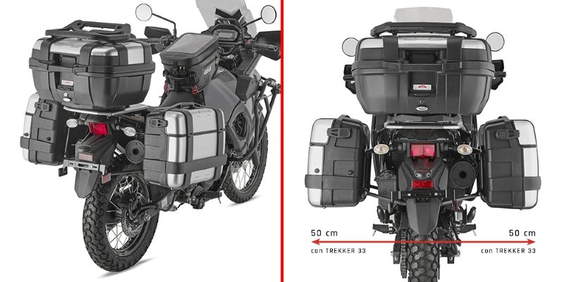 Givi PL4133 Monokey Side Case Rack Kawasaki Klr 650 S from 2023