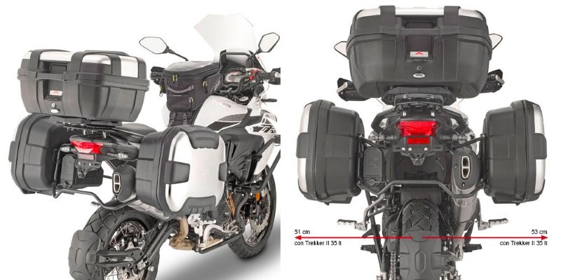 Givi PL8711 Monokey Side Case Rack BENELLI TRK502X