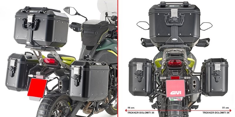 Givi PL8717 Monokey Side Case Rack BENELLI TRK 702 from 2023