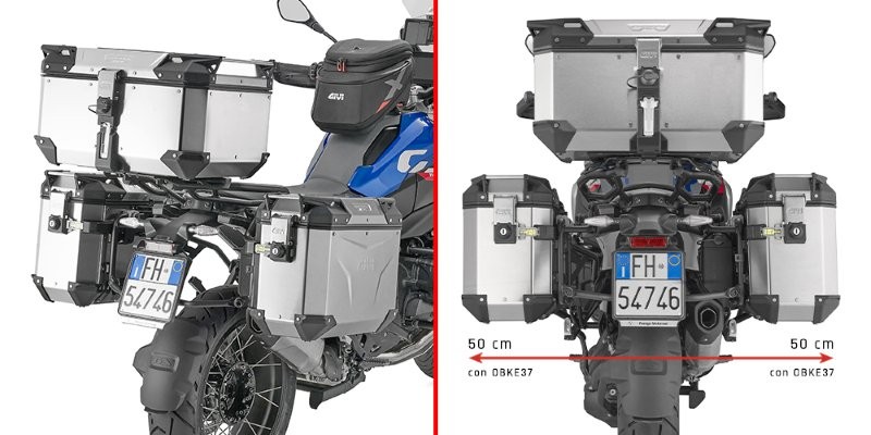 Givi PLO5143CAM Side Case Rack Trekker Outback Bmw R1300Gs from 2024