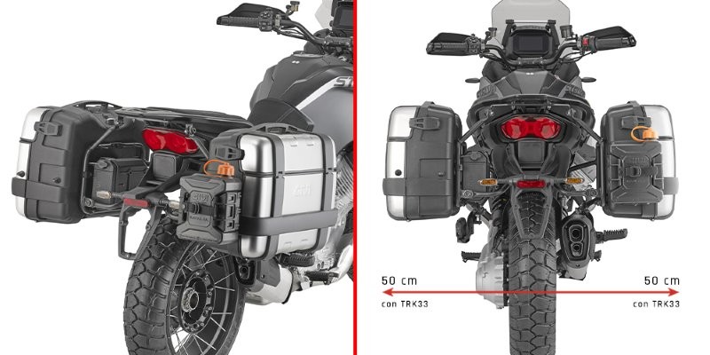 Givi PLO8208MK Monokey Side Case Rack Moto Guzzi Stelvio from 2024