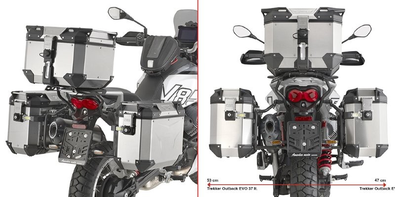 Givi PLO8209CAM Side Case Rack Trekker Outback Moto Guzzi V85 TT from 2024