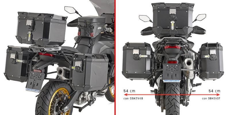 Givi PLO9260CAM Side Case Rack Trekker Outback Voge Valico 900 Dsx from 2024