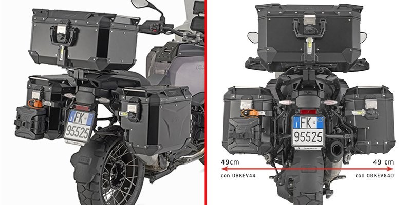 Givi PLOS5146CAM Side Case Rack Trekker Outback Evo Bmw R1300GS Adventure from 2025