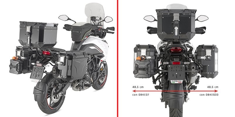 Givi PLOS8717CAM Side Case Rack Trekker Outback Evo Benelli TRK 702 from 2023