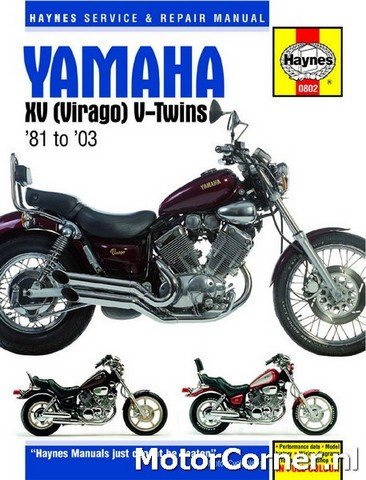 Workshop manual Haynes Yamaha XV535, XV750 Virago 1984 to 1997