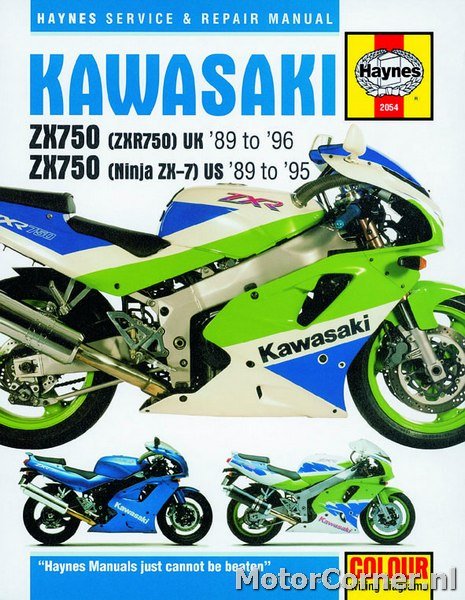 Workshop Manual Haynes Kawasaki ZX750, Ninja ZX-7 and ZXR750 (89-96)