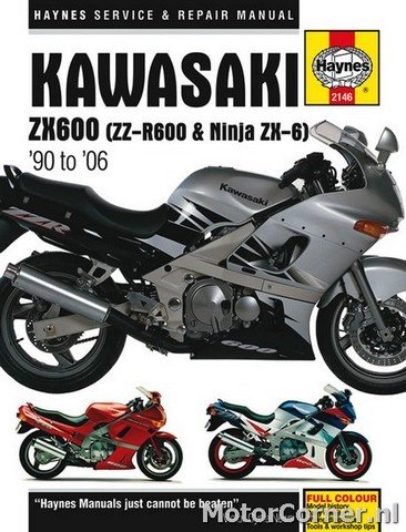 Workshop manual Haynes Kawasaki ZZR600 1990 to 2006